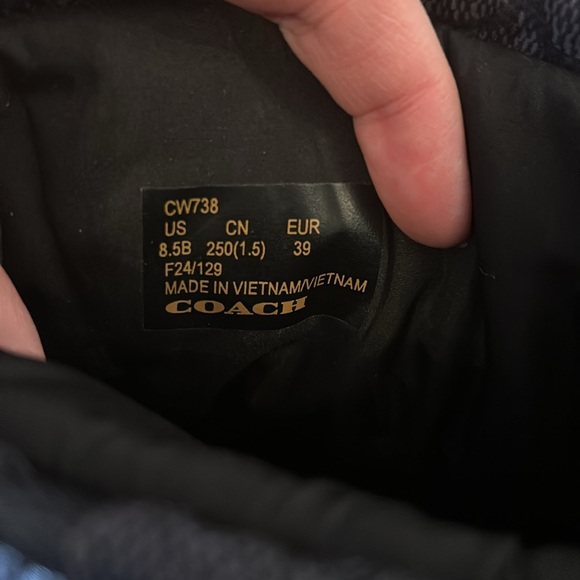 ๐ COACH | Idella nylon bootie ๐ค size 8.5 - NIB! - Picture 12 of 16